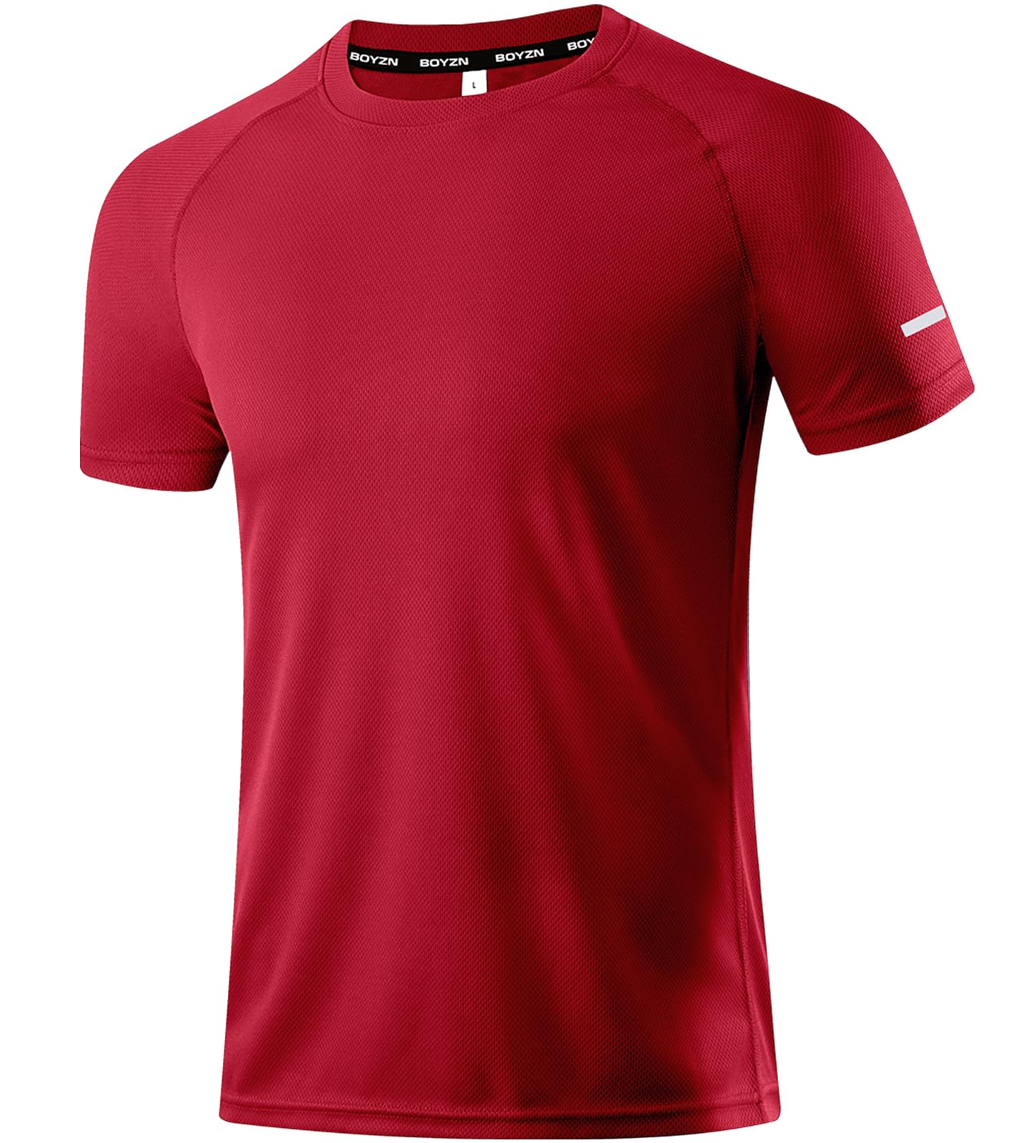 Boyzn 1, 3, 5 or 7 Pack Men's Workout Running Shirts, Dry Fit Moisture Wicking T-Shirt, Gym Athletic Short Sleeve Tee Shirts