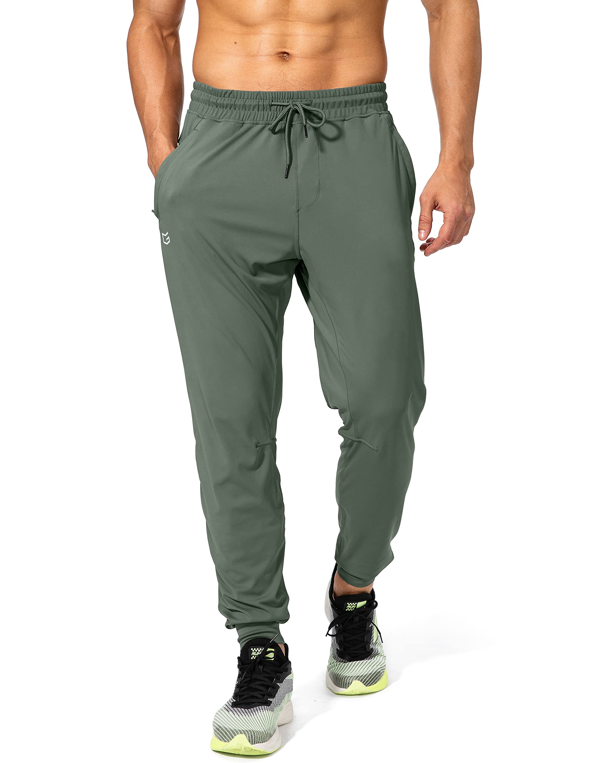 G Gradual Men's Sweatpants with Zipper Pockets Athletic Pants Traning Track Pants Joggers for Men Soccer, Running, Workout