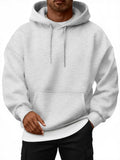 EFAN Mens Oversized Hoodies Fall Sweatshirt Winter Fleece Hooded Collar Drawstring Pullover With Pockets