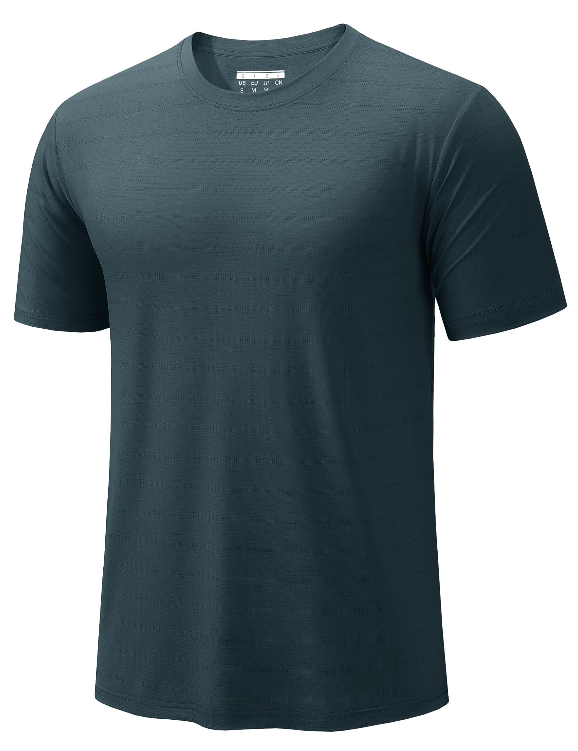 TACVASEN Men's Lightweight Athletic T-Shirts Quick Dry Workout Gym Tops Short Sleeve Running Tee Shirt Performance Activewear