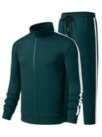 JMIERR Men's Track Suits Sweatsuits 2 Piece Full Zip Sports Outfits Set Sweatshirt and Joggers Sweatpants