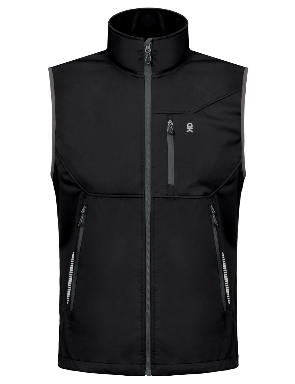 Little Donkey Andy Men's Lightweight Softshell Vest Windproof Sleeveless Jacket for Travel Hiking Running Golf