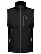 Little Donkey Andy Men's Lightweight Softshell Vest Windproof Sleeveless Jacket for Travel Hiking Running Golf