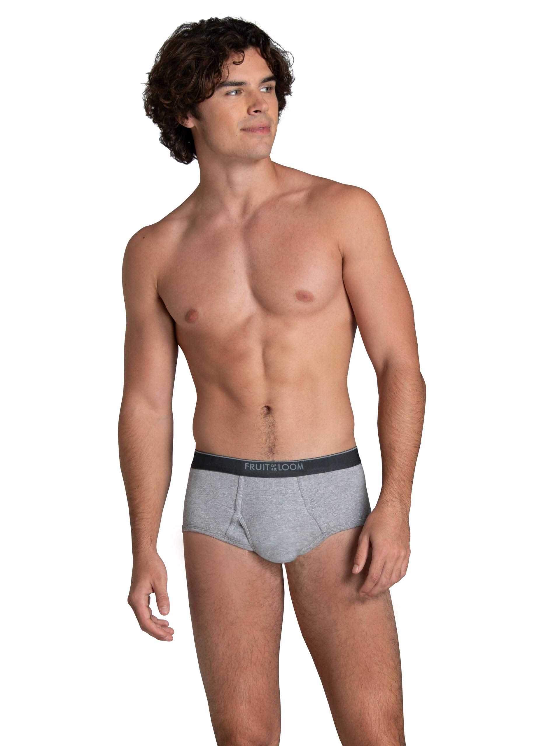 Fruit of the Loom mens Underwear Briefs, Tag Free & Moisture Wicking, Assorted Color Multipacks