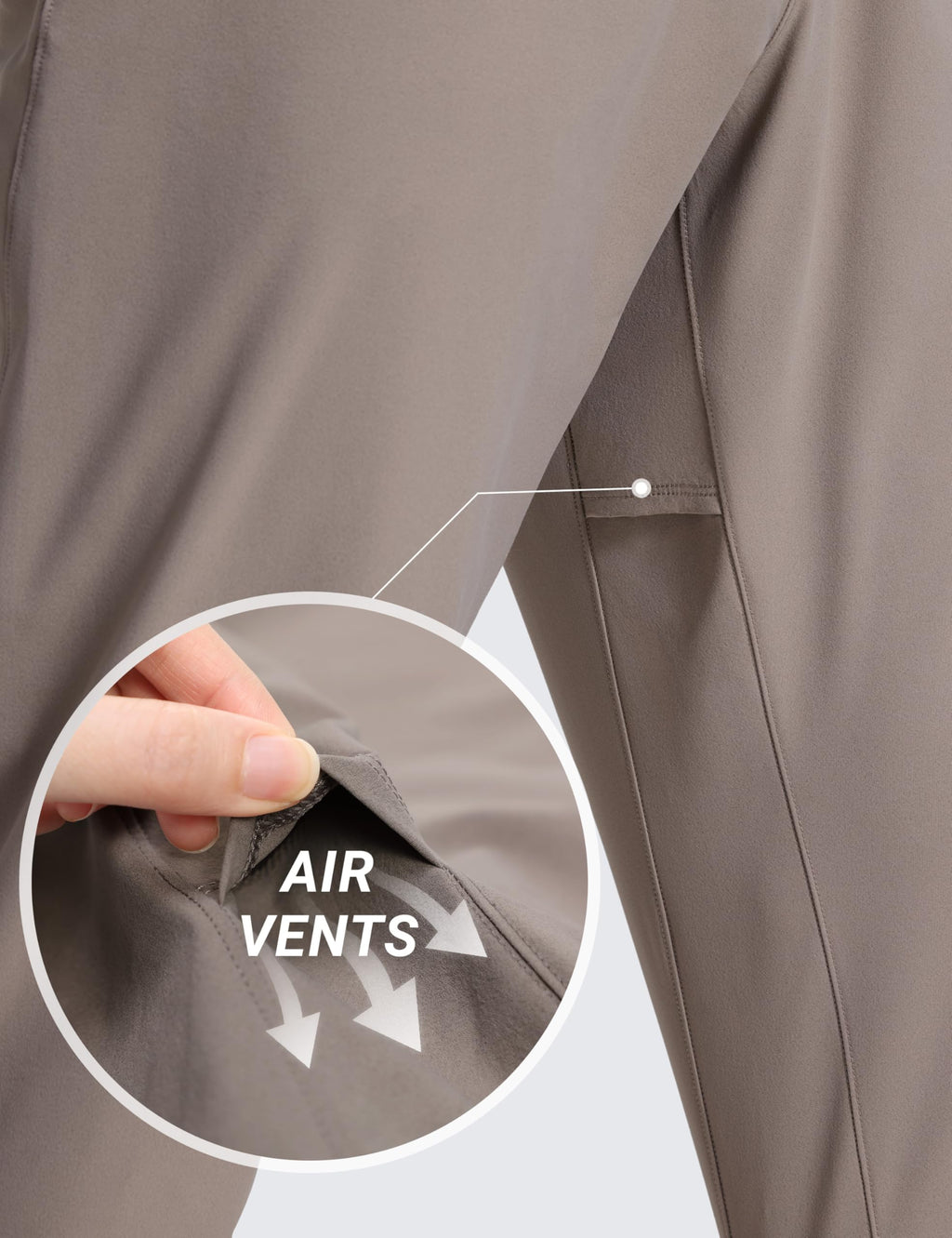 CRZ YOGA Workout Daily Pants for Men 30" - Quick Dry Sweat-Wicking Athletic Casual Lounge Joggers Trouser with Pockets