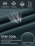 TACVASEN Men's Lightweight Athletic T-Shirts Quick Dry Workout Gym Tops Short Sleeve Running Tee Shirt Performance Activewear