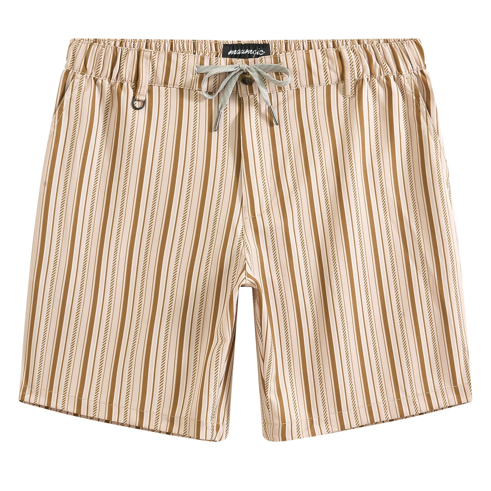 maamgic Men's 5/7 Inch Casual Classic Fit Shorts with Multi-Pocket Quick Dry Sports Shorts