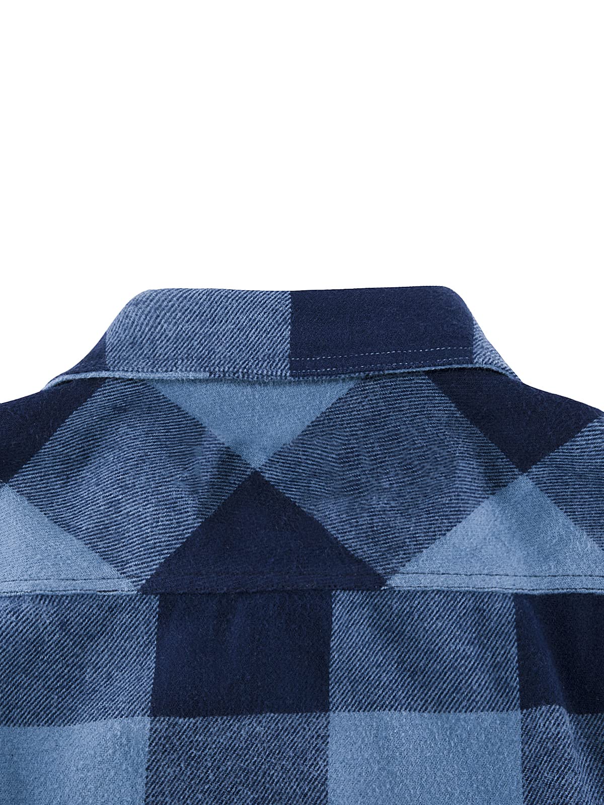 Men's Heavyweight Buffalo Plaid Flannel Shirt Casual Button Down Brushed Flannel Shirts,100% Cotton