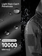 FREE SOLDIER Men's Outdoor Waterproof Soft Shell Hooded Military Tactical Jacket