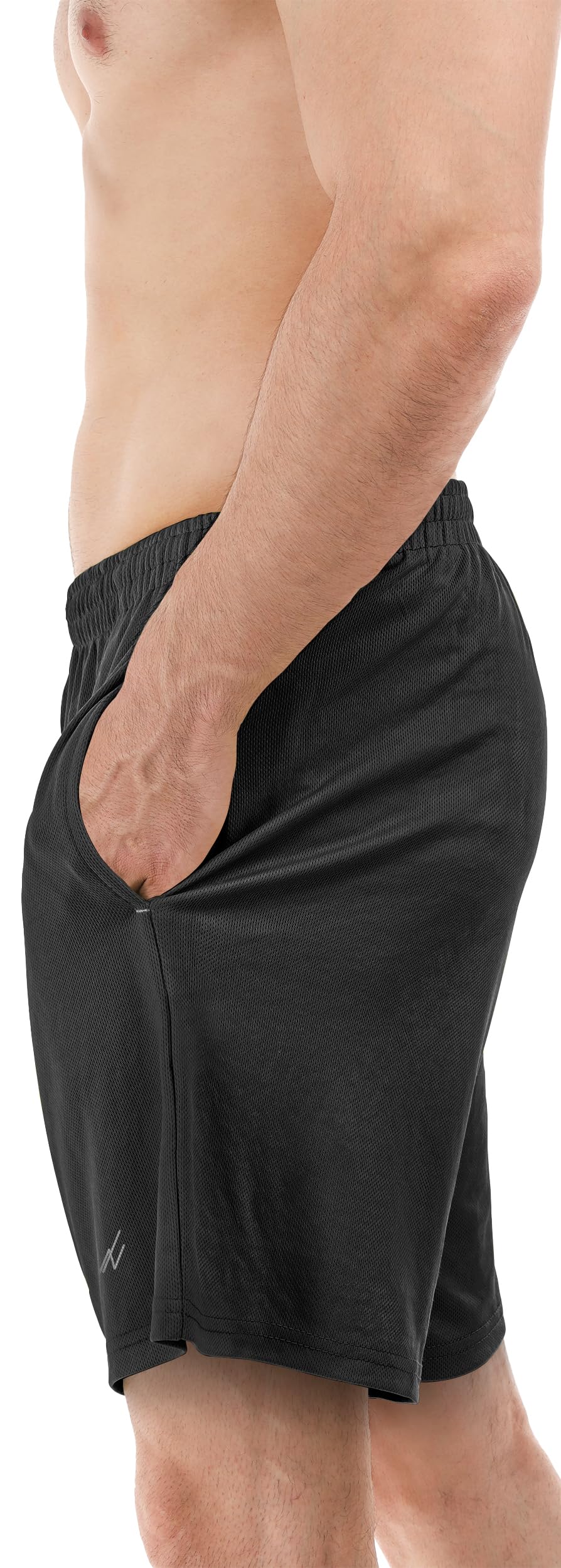 NY Threads Men's Athletic Shorts Quick Dry Loose-Fit Lightweight Running Workout Gym Shorts with Pockets