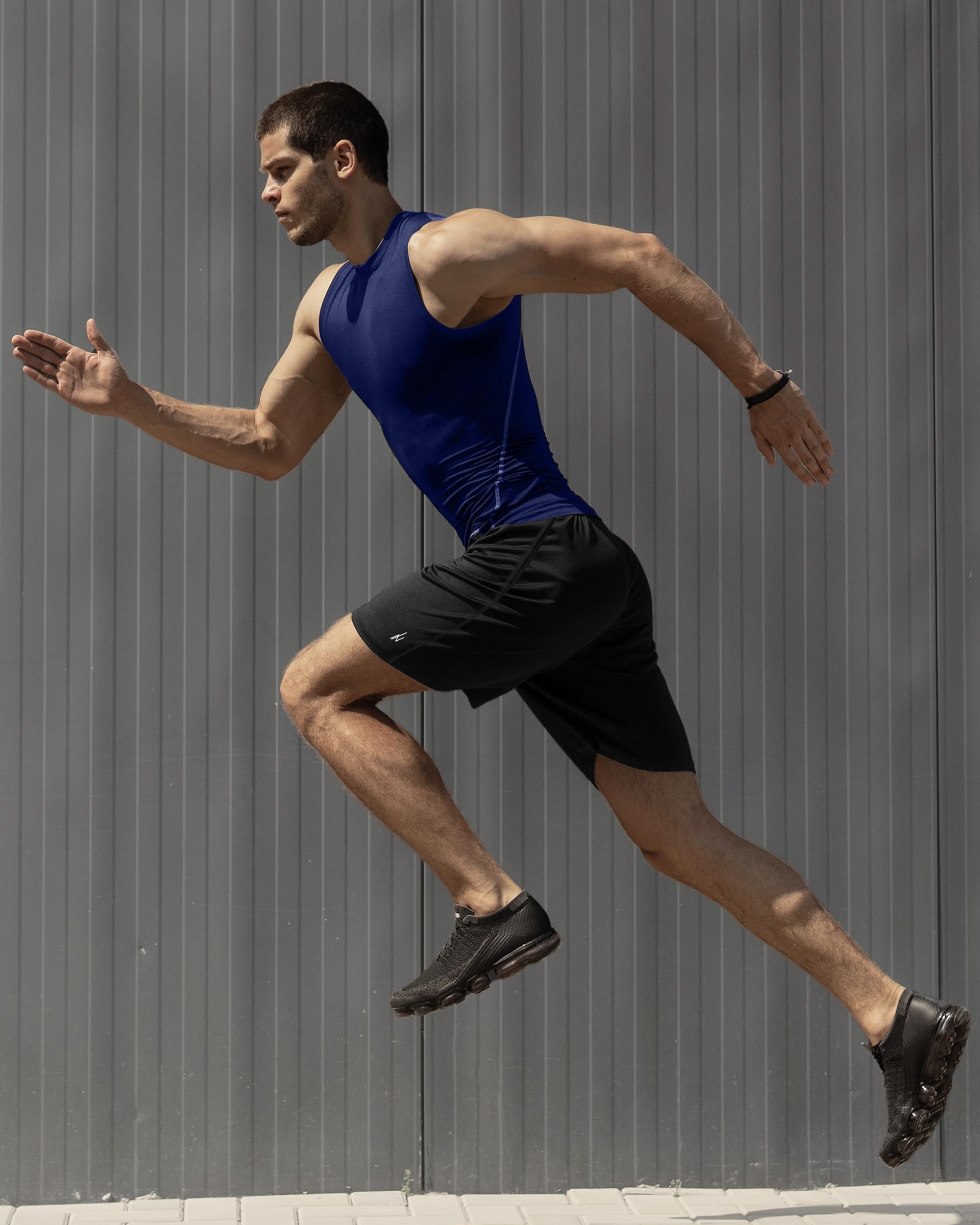 NY Threads Men's Athletic Shorts Quick Dry Loose-Fit Lightweight Running Workout Gym Shorts with Pockets