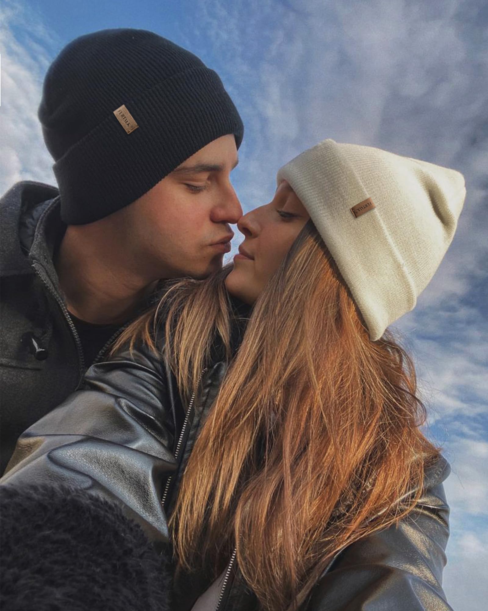 FURTALK Beanie for Men Women Cuffed Thick Knitted Unisex Winter Hat Beanies Skull Cap