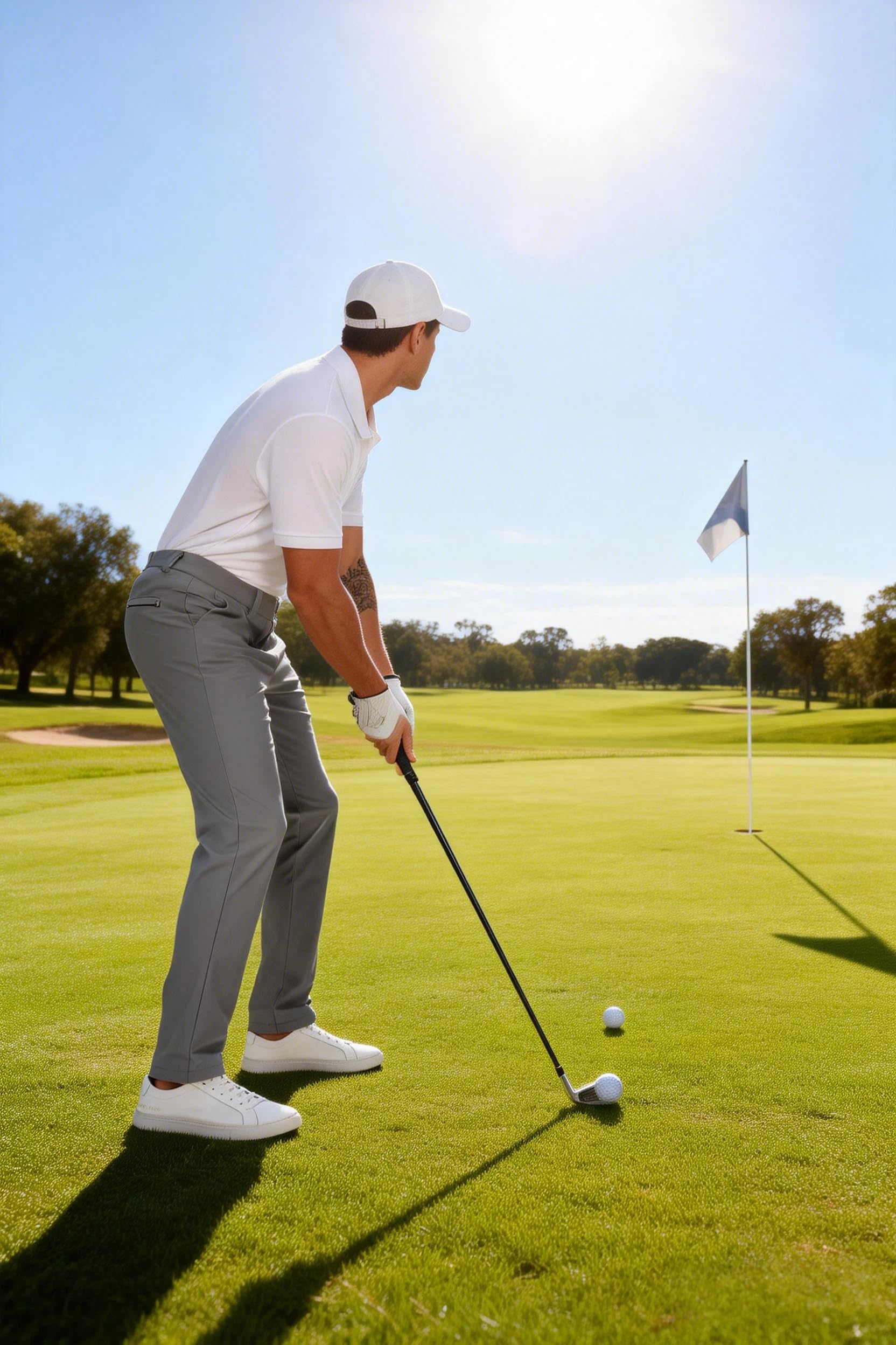 Men's-Golf-Pants-30/32/34"/36"-Stretch-Dress-Pants-Lightweight Quick Dry Business Work Travel Casual Trouser 4 Pockets