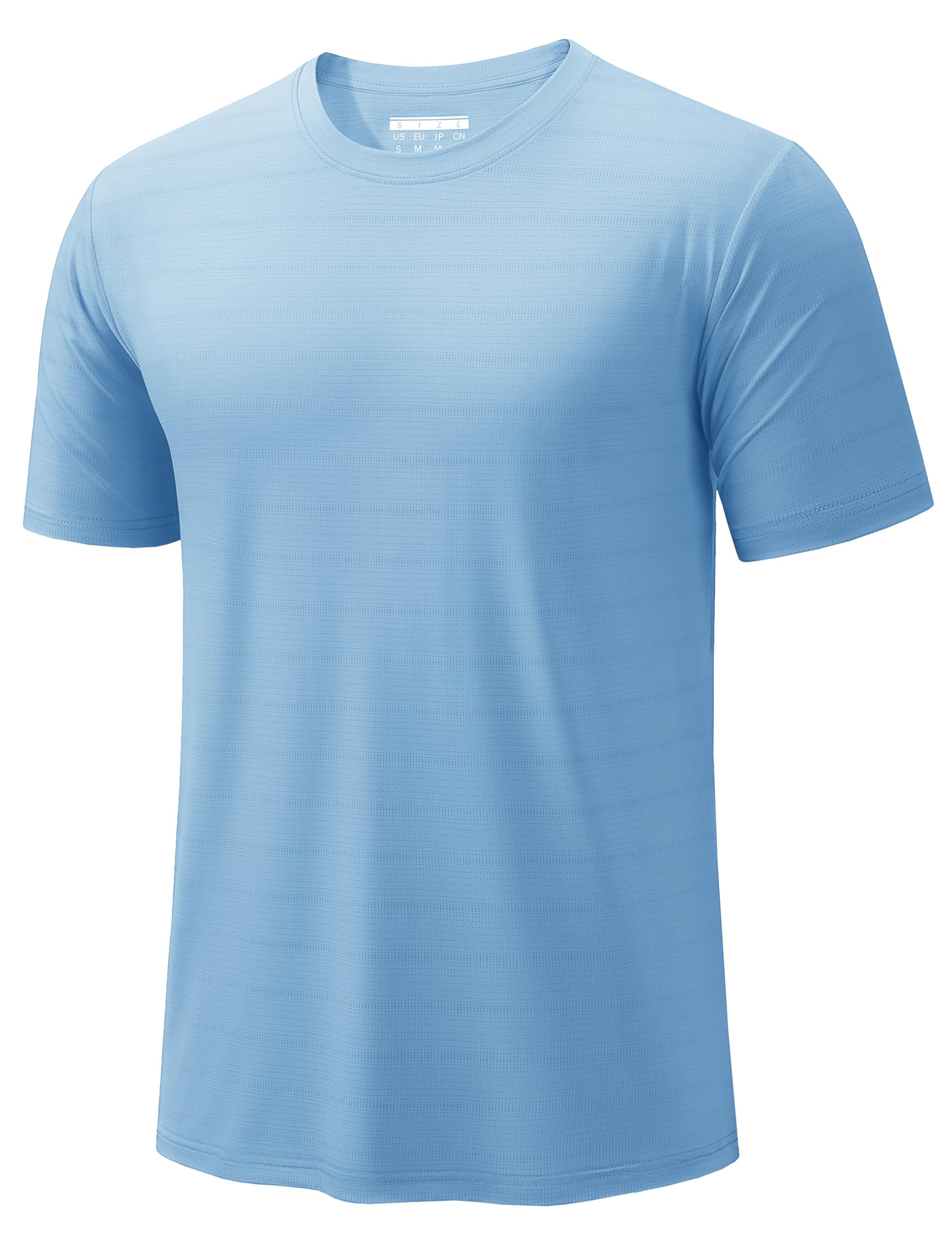 TACVASEN Men's Lightweight Athletic T-Shirts Quick Dry Workout Gym Tops Short Sleeve Running Tee Shirt Performance Activewear