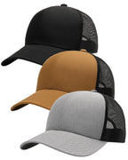 FURTALK Mens Trucker Hat Structured Mesh Baseball Cap Adjustable Classic Mens Hat