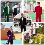 Ragelion Mens Tracksuit 2 Piece Velour Sweatsuit for Men Casual Full Zip Jogging Suit Jacket Pants Set